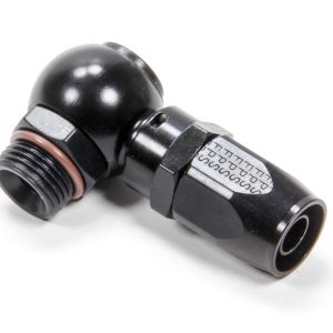 #8 Banjo Hose Fitting Straight - Black FRG100008