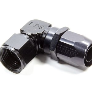 Hose Fitting #12 90 Deg Black - Low Profile FRG109112-BL