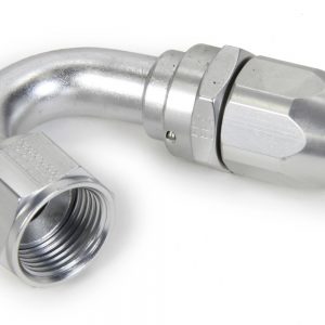 #12 150-Degr Power Flow Hose End - Clear FRG115012-CL