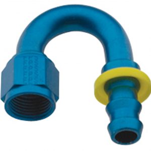 Hose Fitting #8 180 Deg Push Lock FRG218008