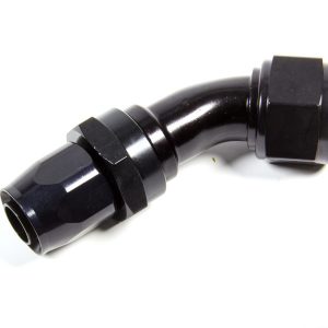 Hose Fitting #16 45 Deg. to #12 Hose Black FRG224515-BL