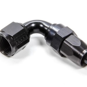 Hose Fitting #8 90 Deg. to #6 Hose Black FRG229007-BL