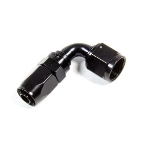 Hose Fitting #10 90 Deg. to #8 Hose Black FRG229009-BL