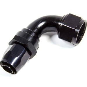 Hose Fitting #16 90 Deg. to #12 Hose Black FRG229015-BL