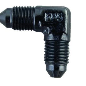 #6 90 Deg Union Fitting Black FRG482106-BL