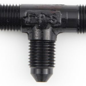 #3 x 1/8 MPT Tee Fitting Black FRG482603-BL