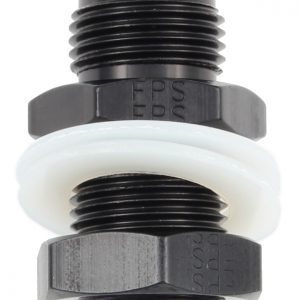 #10 Fuel Cell Bulkhead Fitting Black FRG483110-BL