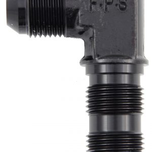#3 x 90 Deg Bulkhead Fitting Black FRG483303-BL