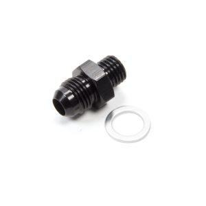 Male Adapter Fitting #6 x 9/16-24 Holley Blk FRG491951-BL