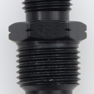 Male Adapter Fitting #6 x 18mm x 1.5 FI Black FRG491964-BL