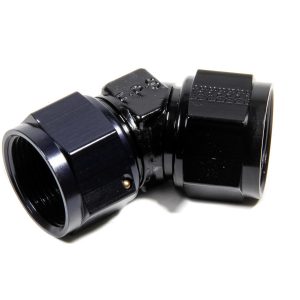 #12 45-Degree Female Couple Fitting Black FRG496212-BL