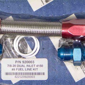 #8 Fuel Line Kit 7/8-20 Dual Inlet 4150 FRG920003