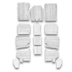 64-68 Ford Mustang Coupe Floor Insulation Kit FTLTABZ6002