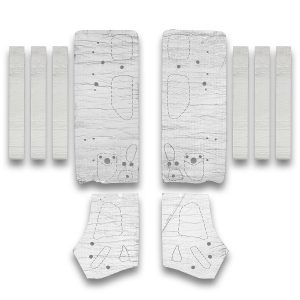 69-70 Ford Mustang Coupe Door Insulation Kit FTLTABZ6009