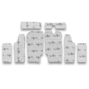 71-73 Ford Mustang Coupe Trunk Insulation Kit FTLTABZ6015