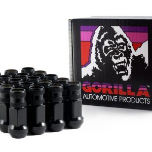 20 Lugnuts 12mm x 1.50 Black Chrome Open End GOR45038BC-20