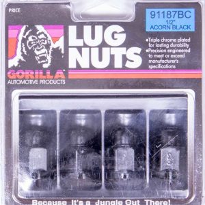4 Lug Nuts 1/2in Acorn Bulge Seat GOR91187BC