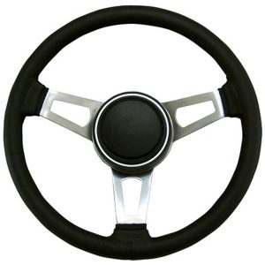 Classic Steering Wheel Black Leather GRT1004