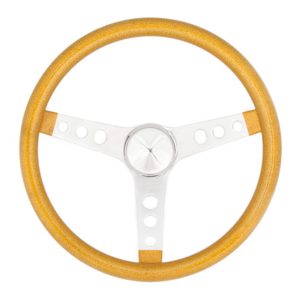 Steering Wheel Mtl Flake Gold/Spoke Chrm 15 GRT8467
