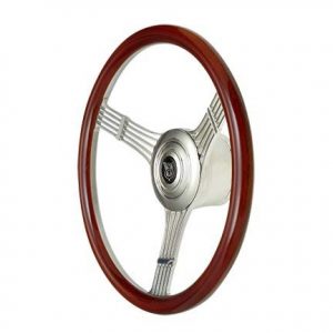 Steering Wheel Retro Banjo Wood Pol. Spokes GTP21-4247