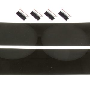 84-90 Corvette Turn Sign Frt Smoke No Rubber 2pcs GTS39FS