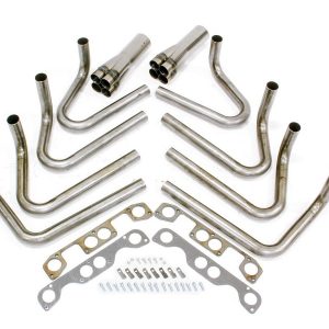 SBC Weld-Up Header Kit 2in Brodix Spread Port HED65645
