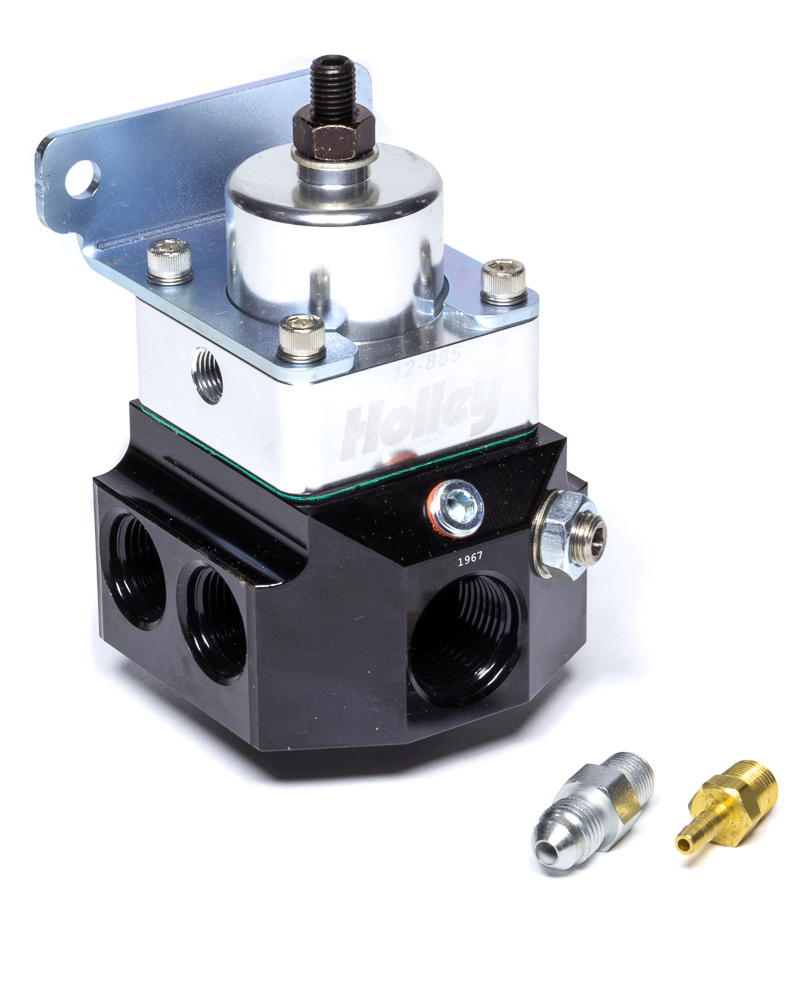 Fuel Pressure Regulator Double Adjustable 4-Port HLY12-885