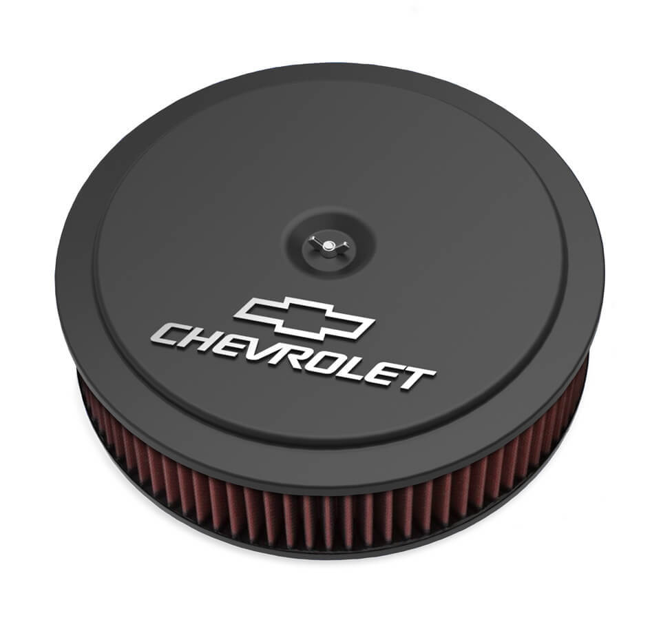14 x 3 Air Cleaner GM Muscle Series Black HLY120-220
