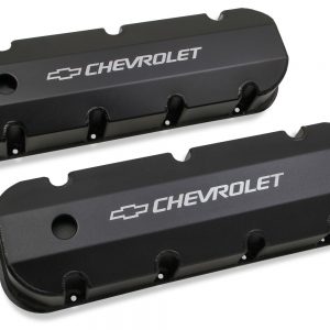 BBC Billet Rail Fab. Alm Valve Covers w/.125 Hole HLY241-281