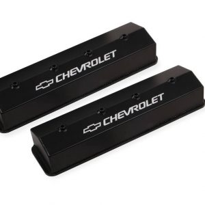 SBC Billet Rail Fab. Alm Valve Covers wo/Hole HLY241-286
