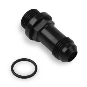 8an Carb Inlet Fitting Long Style - Black HLY26-153-1