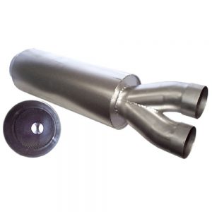Muffler Y-Pipe 3.0in Inlet x 5in Outlet HOWH3100