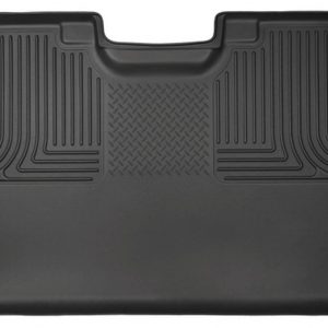 15- Ford F150 Supercrew Rear Floor Liners Black HSK19371