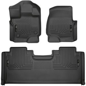 Front & 2nd Seat Floor L iners Weatherbeater HSK94051