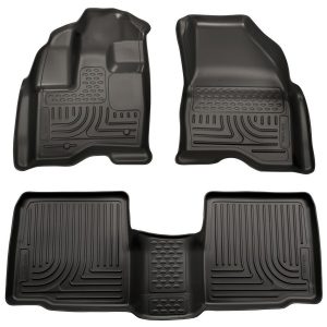 10- Ford Taurus Front/ 2nd Floor Liners Black HSK98701