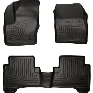 13-  Ford C-Max Front/ 2nd Floor Liners Black HSK99741