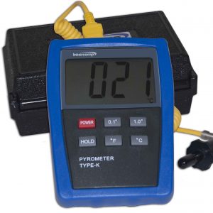 Digitial Pyrometer w/Probe and Case INT360012