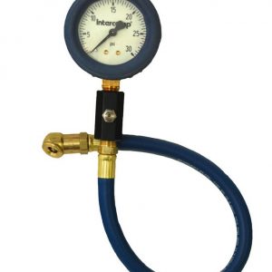 Deluxe Air Gauge 2.5in 0-30 Glow-in Dark INT360069