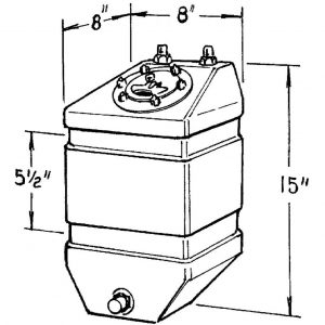 3-Gallon Pro Drag Fuel Cell JAZ220-303-01