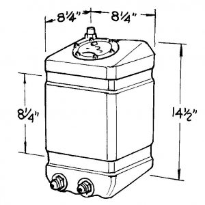 3-Gallon Drag Race Cell JAZ250-003-01
