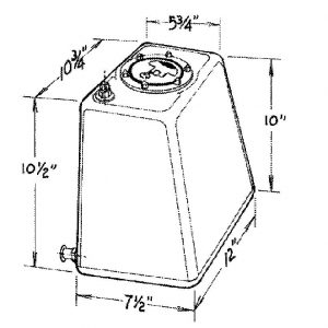 3-Gallon Econo Rail Fuel Cell JAZ290-103-01