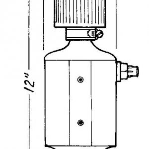 Black Breather Tank AN-6 JAZ605-025-01