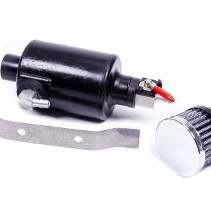 Black Mini Breather Tank w/1/4in Fittings JAZ605-325-01