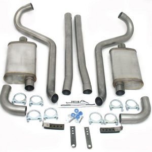 Exhaust System w/Turndws - 67-70 Mustang JBA40-2650