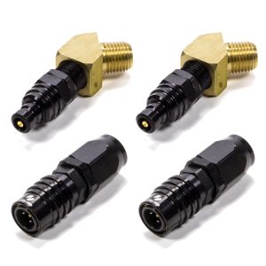 Trans Line Fitting Kit 1/4 NPT Black JFT200T4J