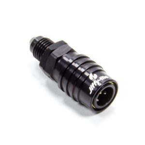 Q/R #4 Male Str to #4 Socket Valved Black JFT21404J