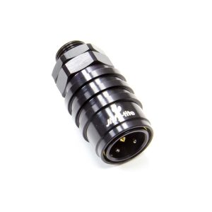Q/R Male #8 ORB to #8 Socket Valved Black JFT51108J