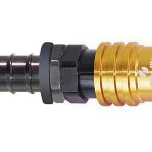 Q/R #8 Male Push Lock to #8 Socket Valved JFT51508P