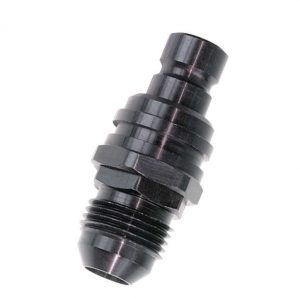 Q/R #8 Male Plug Black JFT52408