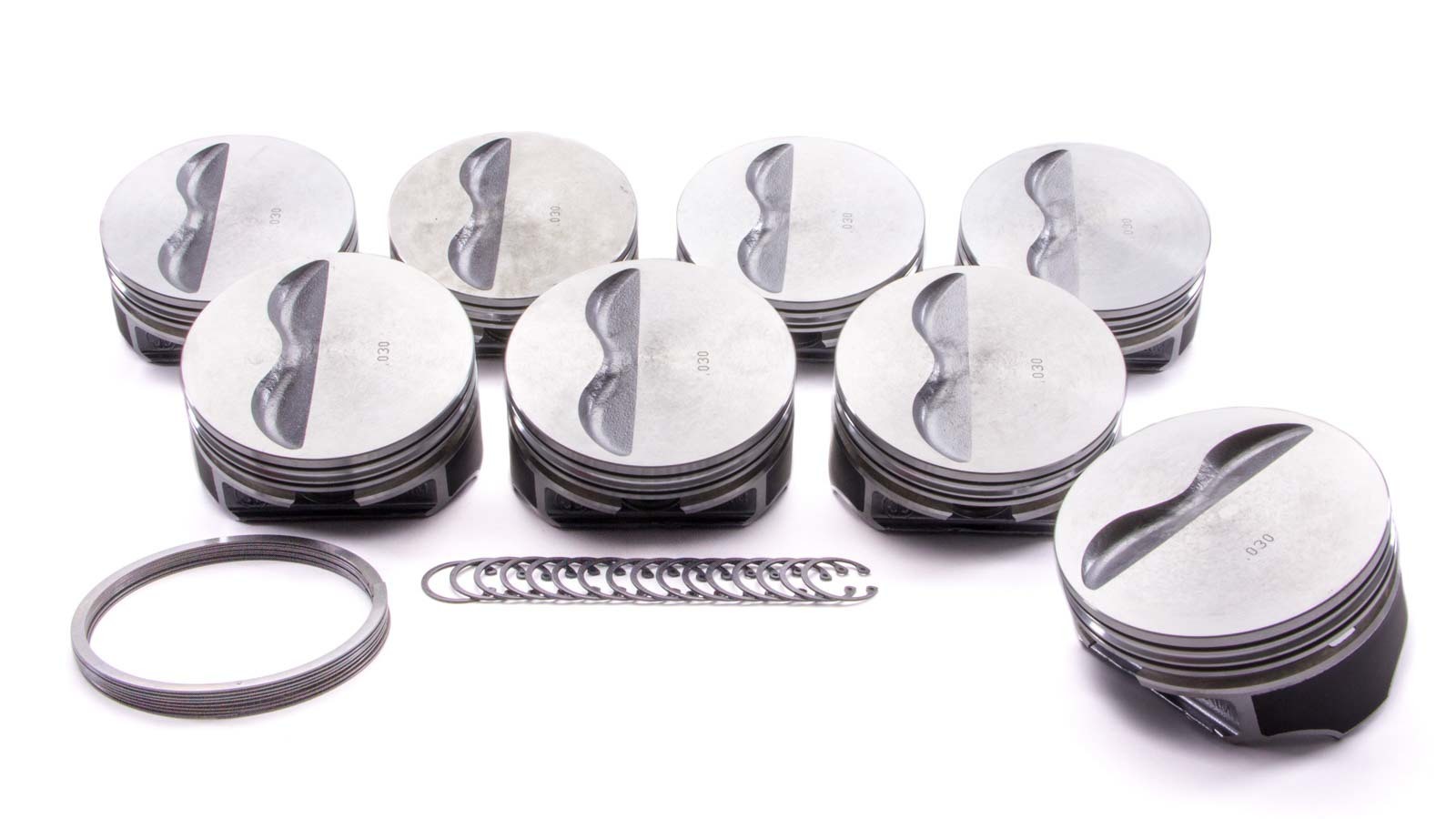 SBC Flat Top Piston Set 4.030 Bore -5cc KBP9908HC.030